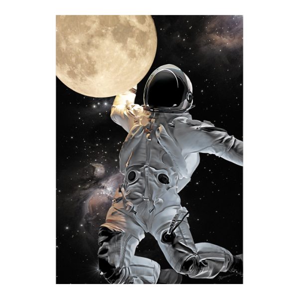 301 000040 Painting on canvas Mallo Inart with frame 70x3.5x100cmDecoration > Paintings