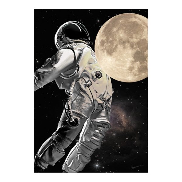 301 000041 Painting on canvas Mallo Ι Inart with frame 70x3.5x100cmDecoration > Paintings