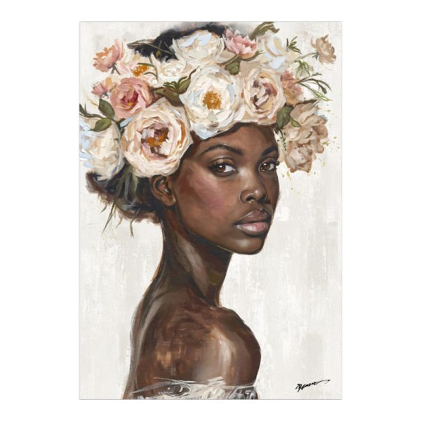 301 000044 Painting on canvas Fleri Inart 70x3.5x100cmDecoration > Paintings