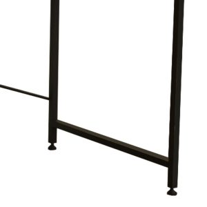 321 000024 3 Office desk Karvem pakoworld oak melamine-black metal 120x60x73cmOffice furniture > Working desk