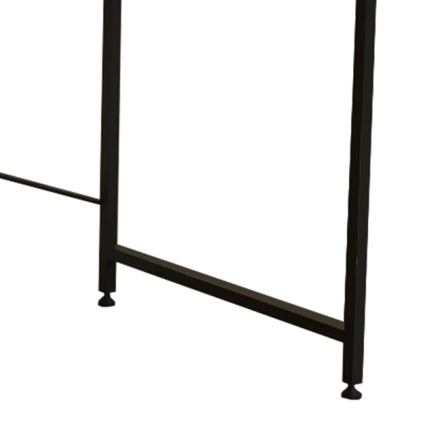 321 000024 3 Office desk Karvem pakoworld oak melamine-black metal 120x60x73cmOffice furniture > Working desk