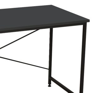 321 000025 2 Office desk Karvem pakoworld anthracite melamine-black metal 120x60x73cmOffice furniture > Working desk