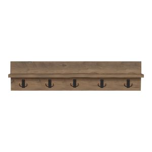 321 000054 2 Wall shelf Esform pakoworld oak melamine 80x11x18cmIndoor furniture > Hoods - Hangers