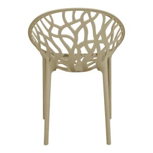 326 000030 4 Daren pakoworld pp armchair in cappuccino shade 59x60x79.5cmOutdoor furniture > Garden chair