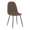 327 000006 Karg pakoworld chair ciel fabric-leg black metal 57x62x80cmIndoor furniture > Chairs
