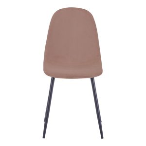 327 000008 3 Chair Bella pakoworld rotten apple velvet fabricc-black metal leg 43x52x88cmIndoor furniture > Chairs