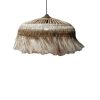 339 000017 Tolle Inart abaca mirror in natural color 65x85x17cmBOHO CHIC > Decoratives
