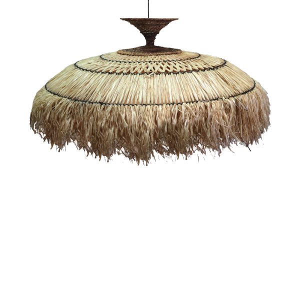 339 000023 Preliere Inart sisal ceiling lamp in natural color D110x55cmBOHO CHIC > Luminaries