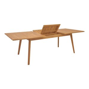 340 000003 2 Pino table pakoworld expanding teak wood in natural shade 180/240x100x75cmBOHO CHIC > Dining Tables