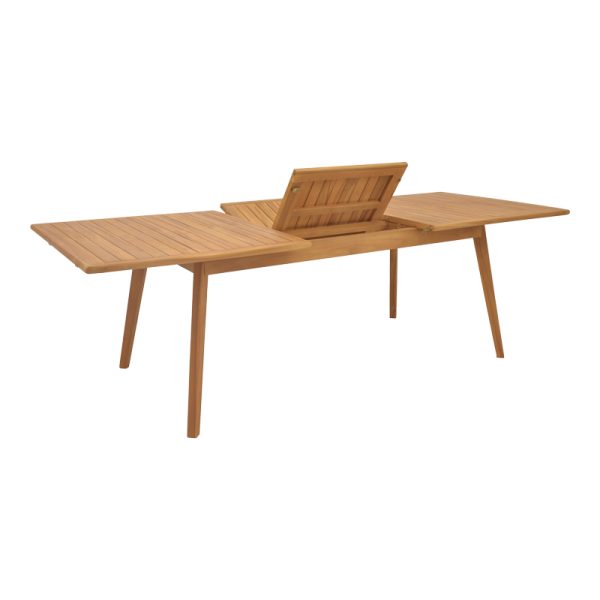 340 000003 2 Pino table pakoworld expanding teak wood in natural shade 180/240x100x75cmBOHO CHIC > Dining Tables