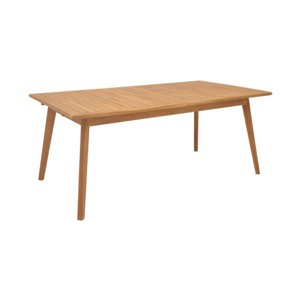 340 000003 Pino table pakoworld expanding teak wood in natural shade 180/240x100x75cmBOHO CHIC > Dining Tables