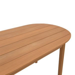 340 000009 2 Skyl pakoworld teak wood table in natural shade 190x90x75cmBOHO CHIC > Dining Tables