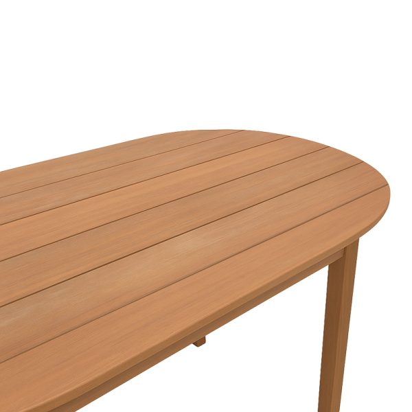 340 000009 2 Skyl pakoworld teak wood table in natural shade 190x90x75cmBOHO CHIC > Dining Tables