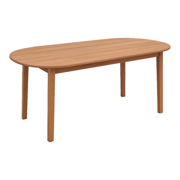 340 000009 Skyl pakoworld teak wood table in natural shade 190x90x75cmBOHO CHIC > Dining Tables