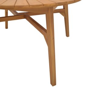 340 000010 3 Table Colen pakoworld teak wood in a natural shade D150x75cmBOHO CHIC > Dining Tables