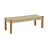 340 000014 Miles pakoworld table solid acacia wood thickness 3.7-4cm in natural shade with black metal legs 160x90x76cmBOHO CHIC > Dining Tables