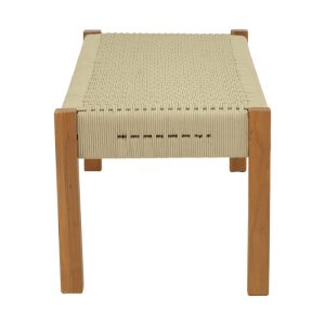 340 000014 3 Bench Uma pakoworld teak wood and pe rope in natural shade 150x45x40cmBOHO CHIC > Sofas & Benches