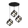 342 000015 Ceiling lamp Ovalone pakoworld Ε27 silver metal-glass D30x16,5cmLighting > Ceiling