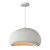 342 000050 Ceiling lamp Zulcere pakoworld white ps 30x18cmBOHO CHIC > Luminaries
