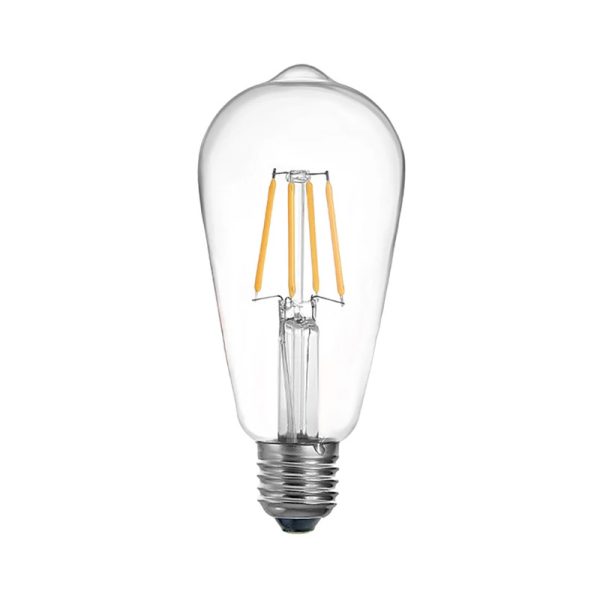 342 000077 LED lamp ST64 Bulb pakoworld 4W 3000K E27 clearLighting