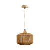 342 000089 Single-light ceiling lamp Ligua pakoworld metal-rope in natural shade Φ30x22cmBOHO CHIC > Luminaries