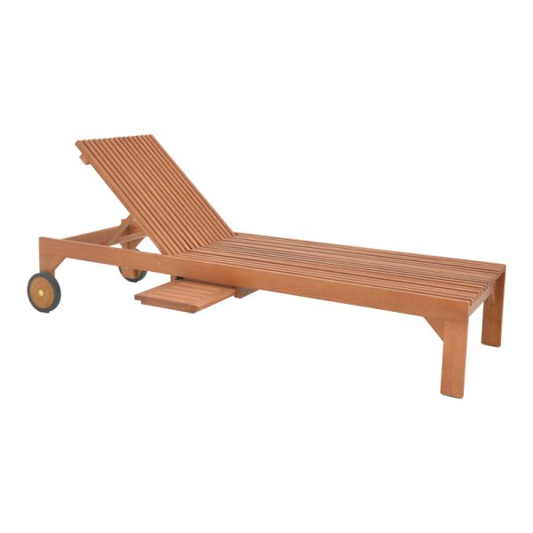 343 000013 3 Deckchair Sunnie pakoworld meranti wood in natural shade 200x65x35cmBOHO CHIC > Outdoor/Beach items