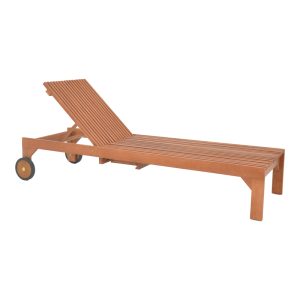 343 000013 Deckchair Sunnie pakoworld meranti wood in natural shade 200x65x35cmBOHO CHIC > Outdoor/Beach items