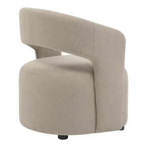 350 000018 2 Armchair Lemouton pakoworld fabric in beige shade 69.5x66x80cmIndoor furniture > Living room armchairs