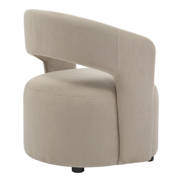 350 000018 2 Armchair Lemouton pakoworld fabric in beige shade 69.5x66x80cmIndoor furniture > Living room armchairs