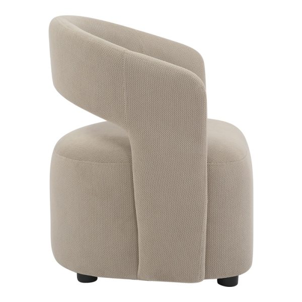 350 000018 3 Armchair Lemouton pakoworld fabric in beige shade 69.5x66x80cmIndoor furniture > Living room armchairs