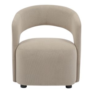 350 000018 4 Armchair Lemouton pakoworld fabric in beige shade 69.5x66x80cmIndoor furniture > Living room armchairs