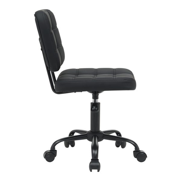 360 000009 2 Office chair Sedia pakoworld pu black 50x50x75-85cmOffice furniture > Labor office chairs