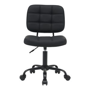 360 000009 3 Office chair Sedia pakoworld pu black 50x50x75-85cmOffice furniture > Labor office chairs