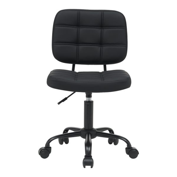 360 000009 3 Office chair Sedia pakoworld pu black 50x50x75-85cmOffice furniture > Labor office chairs