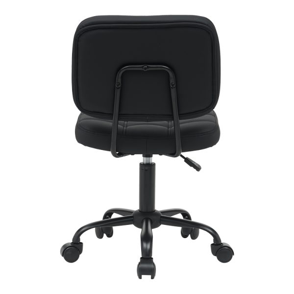 360 000009 4 Office chair Sedia pakoworld pu black 50x50x75-85cmOffice furniture > Labor office chairs