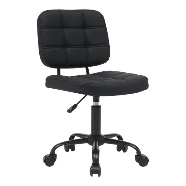360 000009 Office chair Sedia pakoworld pu black 50x50x75-85cmOffice furniture > Labor office chairs