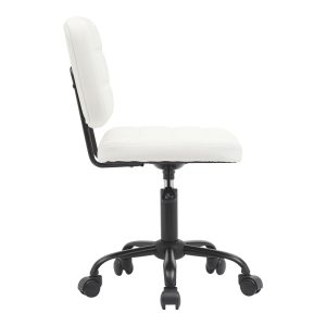 360 000010 2 Office chair Sedia pakoworld pu white 50x50x75-85cmOffice furniture > Labor office chairs