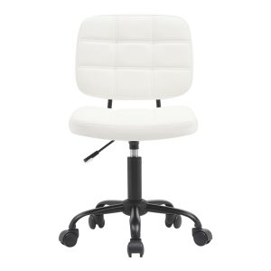 360 000010 3 Office chair Sedia pakoworld pu white 50x50x75-85cmOffice furniture > Labor office chairs