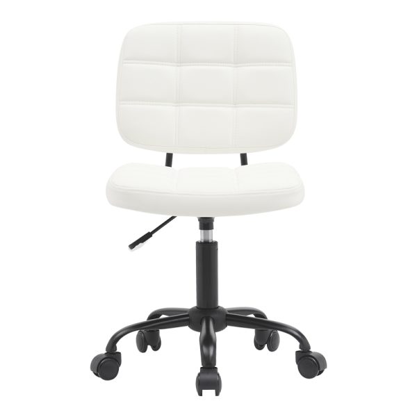 360 000010 3 Office chair Sedia pakoworld pu white 50x50x75-85cmOffice furniture > Labor office chairs
