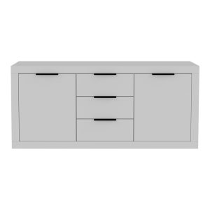 361 000073 2 Doha pakoworld sideboard in white color 180x45x80.5cmIndoor furniture > Buffets