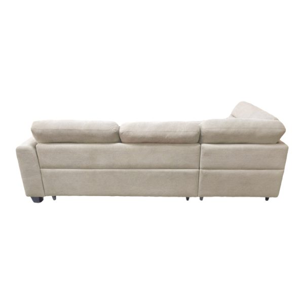 371 000004 3 Corner sofa right corner Camile pakoworld beige fabric 270x174x95cmIndoor furniture > Cornered sofas