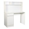 375 000009 Office desk with drawers Lione pakoworld in oak color with black metal legs 90x50x75cmOffice furniture > Working desk