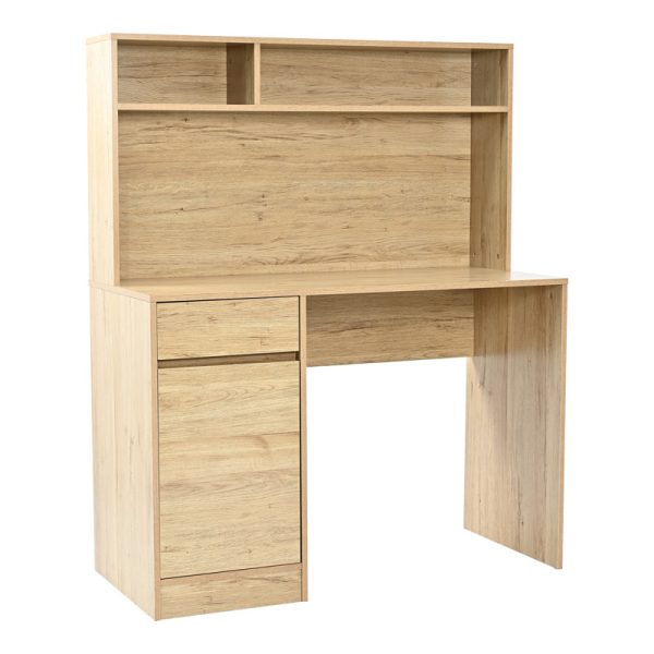 375 000010 Office desk with shelf Secreta pakoworld in oak color 110x50x135cmOffice furniture > Working desk