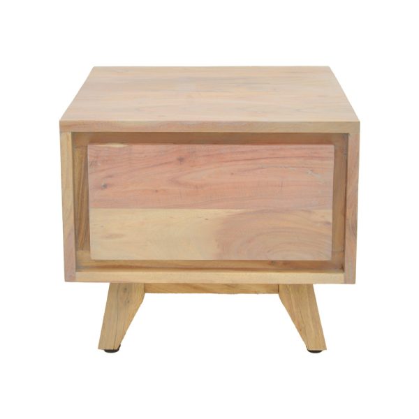 376 000001 3 Emira bedside table pakoworld acacia wood in natural shade 40x40x35cmIndoor furniture > Bedside tables