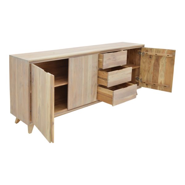 376 000003 2 Emira pakoworld buffet, acacia wood in natural shade, 200x40x80cmIndoor furniture > Buffets