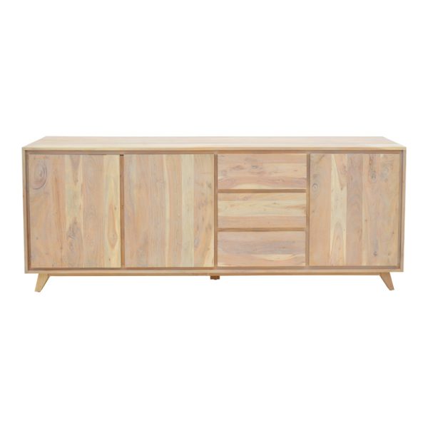 376 000003 3 Emira pakoworld buffet, acacia wood in natural shade, 200x40x80cmIndoor furniture > Buffets
