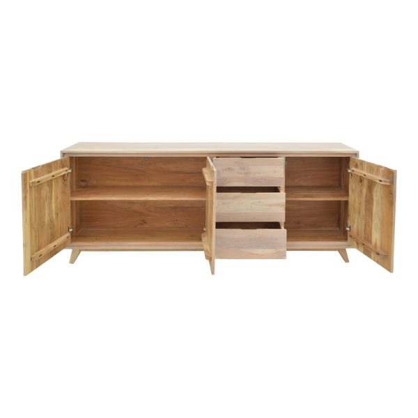 376 000003 4 Emira pakoworld buffet, acacia wood in natural shade, 200x40x80cmIndoor furniture > Buffets