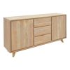 376 000004 Emira pakoworld buffet, acacia wood in natural shade, 200x40x80cmIndoor furniture > Buffets