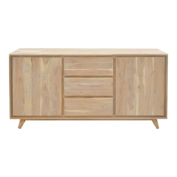 376 000004 2 Emira pakoworld buffet, acacia wood in natural shade, 160x40x80cmIndoor furniture > Buffets