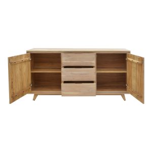 376 000004 4 Emira pakoworld buffet, acacia wood in natural shade, 160x40x80cmIndoor furniture > Buffets